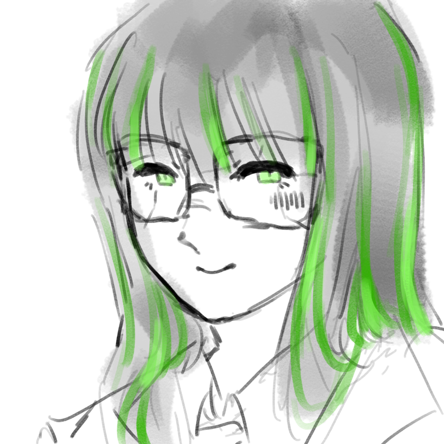 Anime-style portrait